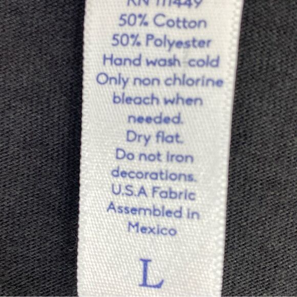 Itsa Girl Thing On Point Cactus Graphic Cap Sleeve Tee Shirt Black Large New - Picture 5 of 6